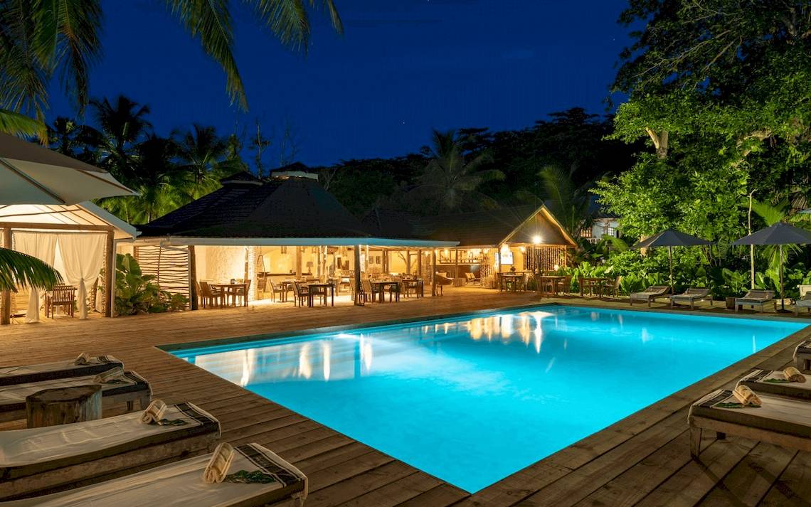 Bliss Hotel Praslin in Seychellen