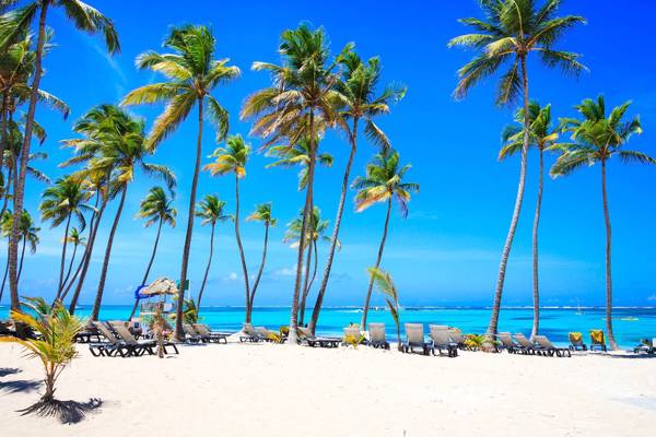 Punta Cana, Strand, Palms, Badeferien, Ferien